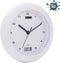 Balance Badkamer Klok met Thermometer 17 cm Analoog Wit