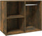 vidaXL - Kledingkast - 80x40x65 - cm - bewerkt - hout - gerookt - eikenkleurig
