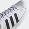 adidas Superstar - Lage sneakers - Leren bovenwerk - Wit/zwart/goud (maat 43 1/3)