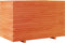 vidaXL - Plantenbak - 110x60x72 - cm - massief - grenenhout - wasbruin