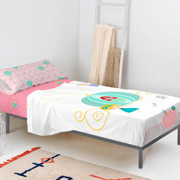 Happy Friday Sheet set 2 pieces Pumpkin 160x270 cm (Single) Multicolor