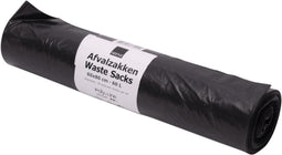 LDPE Vuilniszak - 60 x 80 cm - T50 / 38 micron - 100% Gerecycled - Grijs (18 rollen)