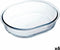 Oven Mould Ô Cuisine Ovalen 19 x 14 x 4 cm Transparant (6 Stuks)