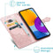 iMoshion Hoesje Geschikt voor Samsung Galaxy M52 Hoesje Met Pasjeshouder - iMoshion Mandala Bookcase - Rosé Goud