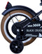 Volare Black Cruiser - Kinderfiets - 12 inch - Zwart