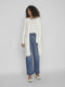 Vila Maat - M Vest Viril Long L/s Knit Cardigan - Wit