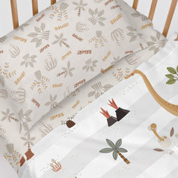 Onderlaken HappyFriday MOSHI MOSHI Grijs Multicolour 70 x 140 x 14 cm