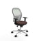 Piqueras y Crespo 1D086N0 - Bureaustoel - Hoogteverstelbaar met armleuning - Wit Donkerbruin