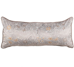 Kussen Beige Blommor 90 x 40 cm