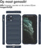 iMoshion Hoesje Geschikt voor iPhone 11 Pro Max Hoesje Siliconen - iMoshion EasyGrip Backcover - Donkerblauw