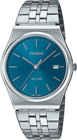 Casio MTP-B145D-2A2VEF - Unisex horloge - Quartz - Zilverkleurig