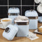 Swan SWKA1020BLN Retro Opbergblikken Set van 3 Blauw