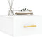 vidaXL - Nachtkastje - wandgemonteerd - 35x35x20 - cm - wit