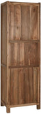 Gemakkelijk verplaatsbare meubels Home ESPRIT Natuurlijk Teakhout 60 x 40 x 190 cm