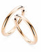 Casa Jewelry Oorringen Pirelli - Oorringen - 14kt roségoud verguld - Ø 4 cm