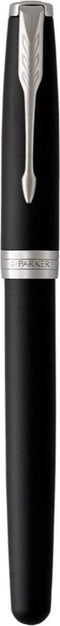 Parker Sonnet - Vulpen - Roestvrijstalen medium penpunt - Zwart met palladiumdetails