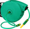 tectake® Wandslangbox - Tuinslanghaspel - 20 meter - 180° Draaibaar - Groen