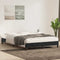vidaXL - Bedframe - zonder - matras - 140x210 - cm - fluweel - zwart