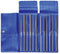 Dick 21001430 Naaldvijlset kap 3, 12-delig in plastic tas Lengte 140 mm 1 set(s)
