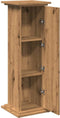 vidaXL - Sokkel - met - opbergruimte - 31x30x90 - cm - hout - artisanaal - eikenkleur