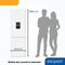 Exquisit KGC265-70-NF-WS-040C - Vrijstaand Koelkast Vriezer 251 l No Frost Zwart Wit
