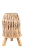 PTMD Alleene Cream bamboo LED lamp wooden base S