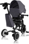 Lionelo Tris Plus - Driewieler - 2-in-1 tot 5 jaar - 360° draaibare zitting - Grey Stone