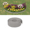 vidaXL - Tuinranden - 4 - st - 10 - m - 15 - cm - polyetheen - grijs