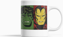 Marvel Comics - Retro Helden Gezichten Mok