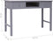 vidaXL - Schrijftafel - 110x45x76 - cm - hout - grijs