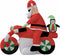 vidaXL - Kerstman - opblaasbaar - LED - 156 - cm