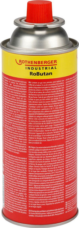 Rothenberger RoButan - Gaspatroon - 220 g - Bajonet aansluiting MSF-1A