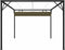 vidaXL - Tuinprieel - met - uittrekbaar - dak - 180 - g/m² - 3x3 - m - taupe
