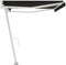 vidaXL - Luifel - automatisch - met - LED - en - windsensor - 500x300 - cm - antraciet