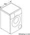 Bosch WNC254A0NL - Was-droogcombinatie - i-DOS Automatische dosering - Energieklasse A (2021)