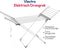 Vlectro Elektrisch Droogrek - Opvouwbaar - Verwarmd 310W - Wit