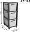 Rotho Brisen - design ladekast 3 lades - 3 x 16 L - wit
