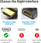 Vention AIOB0 - HDMI Hoekadapter - 90 graden - Zwart