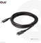 Club 3D CAC-1531 - USB Gen1 Type-C Verlengkabel 5Gbps 60W 4K 1m - Zwart