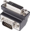 Delock DVI-I naar VGA Adapter - 90° Haaks - Zwart