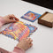 UNIDRAGON Houten Puzzel Voor Volwassenen Abstractie - Gelijktijdige Abstractie - 100 stukjes - 21,7x21,7 cm