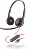 POLY Blackwire C3220 - Headset - Bedraad USB - Zwart