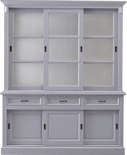 HSM Collection Buffetkast Provence - 180 cm - grijs/wit