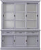 HSM Collection Buffetkast Provence - 180 cm - grijs/wit