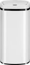 Automatische Prullenbak - Sensorprullenbak - 70 Liter - Wit - Rechthoek