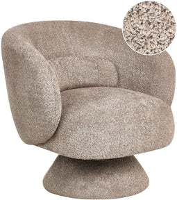 Draaifauteuil LIEKSA Bouclé Beige