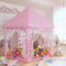 vidaXL Prinsessenspeeltent met 250 Ballen 133x140 cm roze