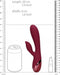 Shots - Loveline LOVE003RED - Smooth Silicone Rabbit Vibrator - Dark Cherry