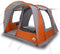 vidaXL - Autotent - 4-persoons - waterdicht - grijs - en - oranje