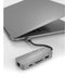 Terratec Connect C8 - USB-C multiport hub - 4K HDMI 2x USB 3.0 Gigabit Ethernet - Grijs